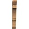 Ekena Millwork Balboa Slat Smooth Bracket, Western Red Cedar, 3 1/2"W x 22"D x 26"H BKT04X22X26BOA06SWR - alternate 3